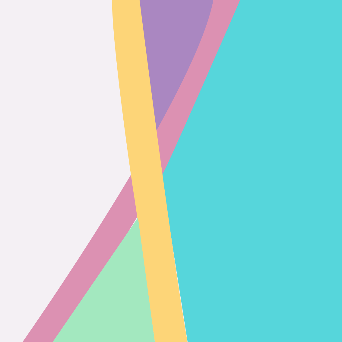 Vinyl tapijt modern kleurrijke abstracte lagen - TenStickers