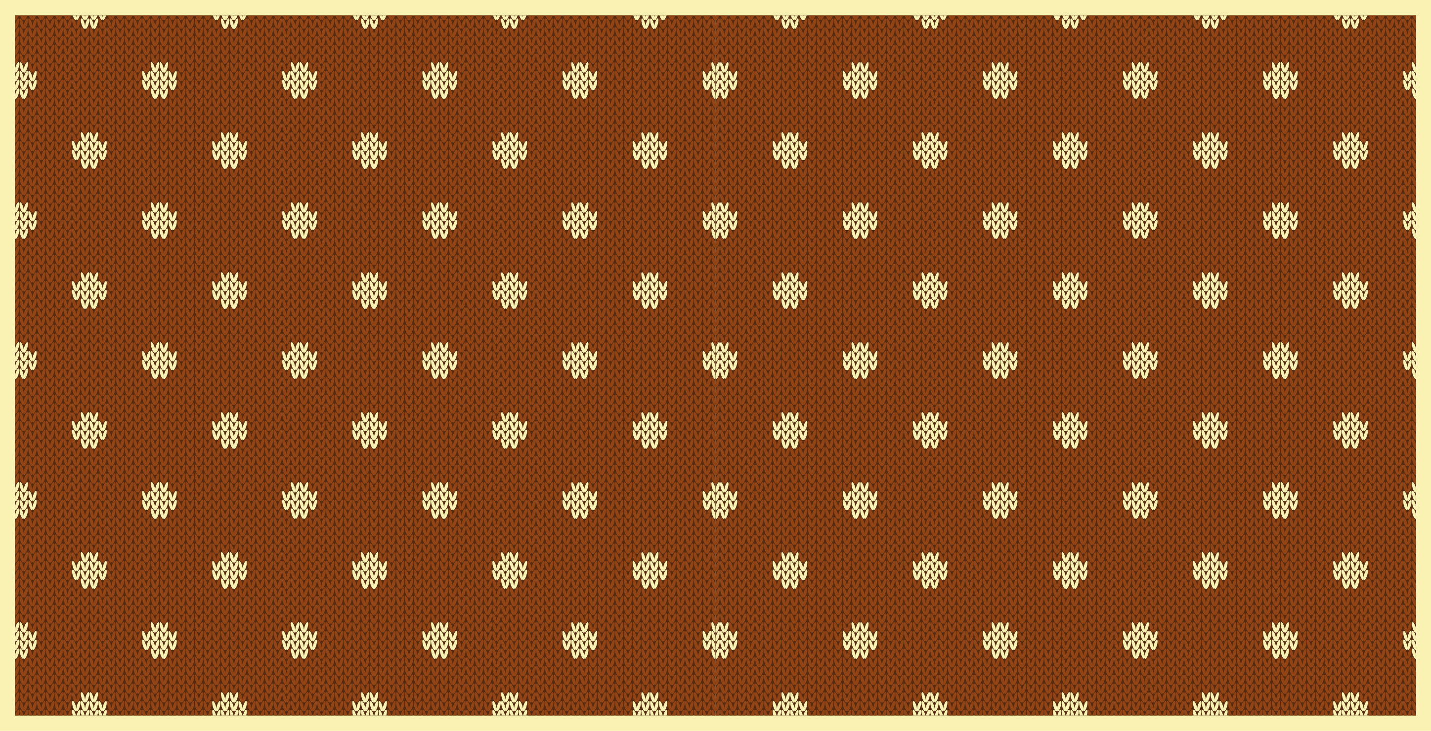 Klassieke okerkleurige bloemen vinyl tapijt andere textuur - TenStickers
