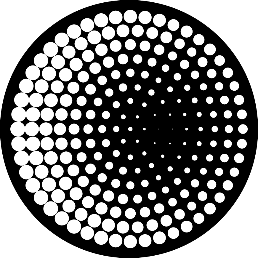 Stippelpatroon vinyl tapijt geometrisch - TenStickers