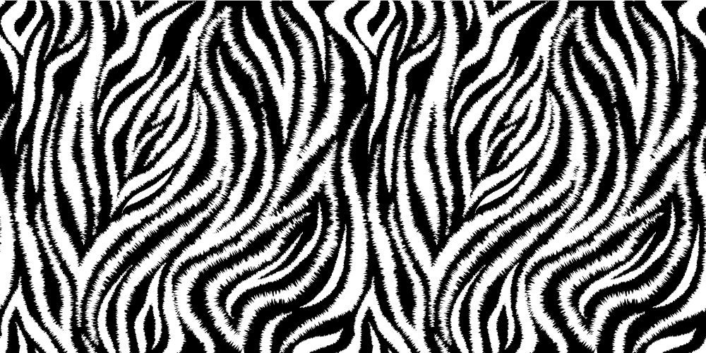 Vinyl vloerkleed dierenprint zebraprint - TenStickers