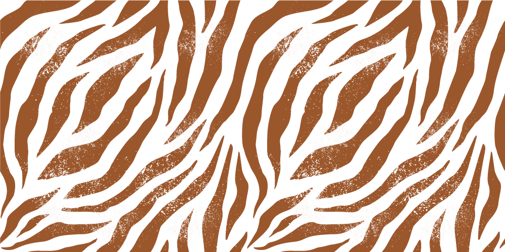 Rustieke zebrastrepen vinyl vloerkleed dierenprint - TenStickers