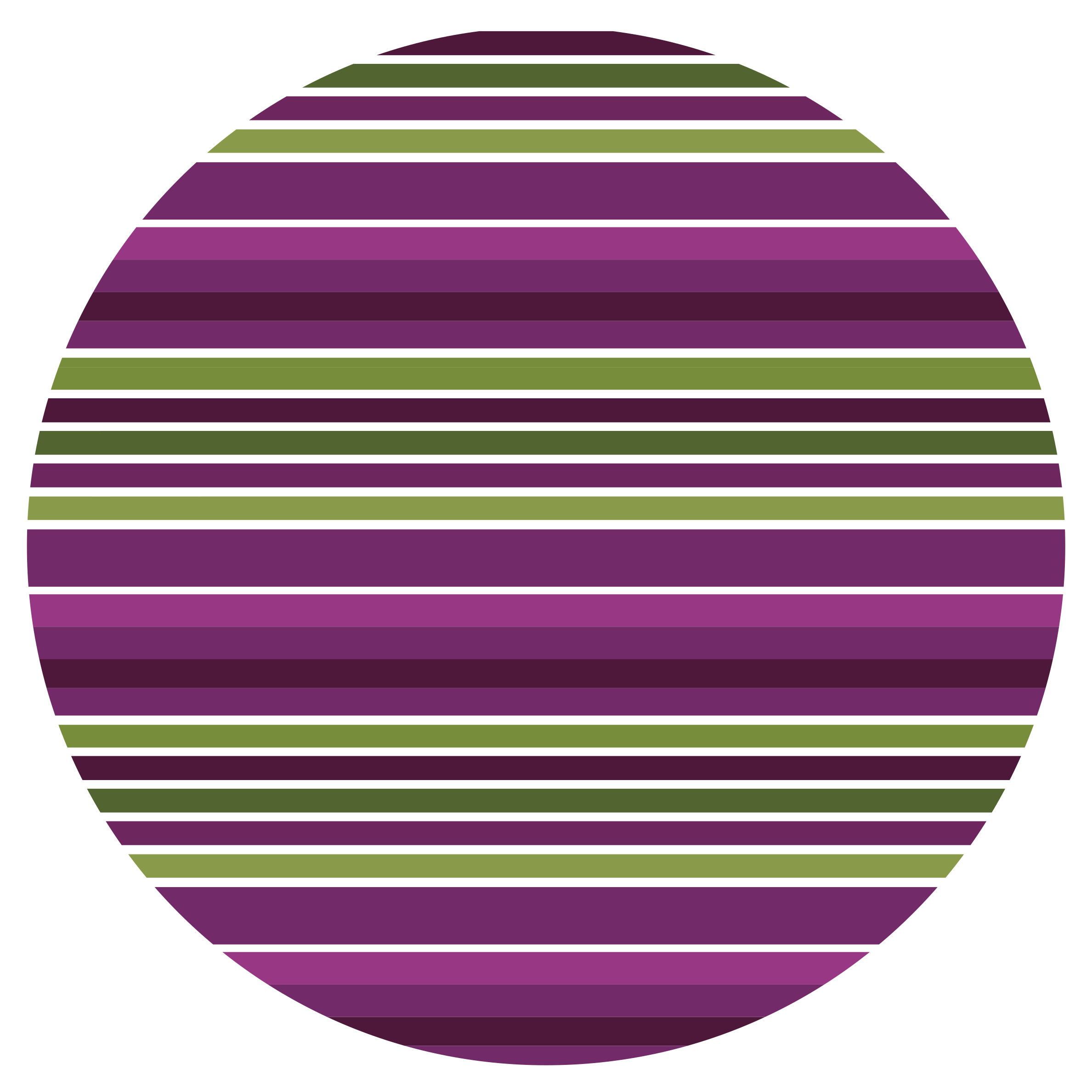 Groen en paars vinyl tapijt strepen - TenStickers