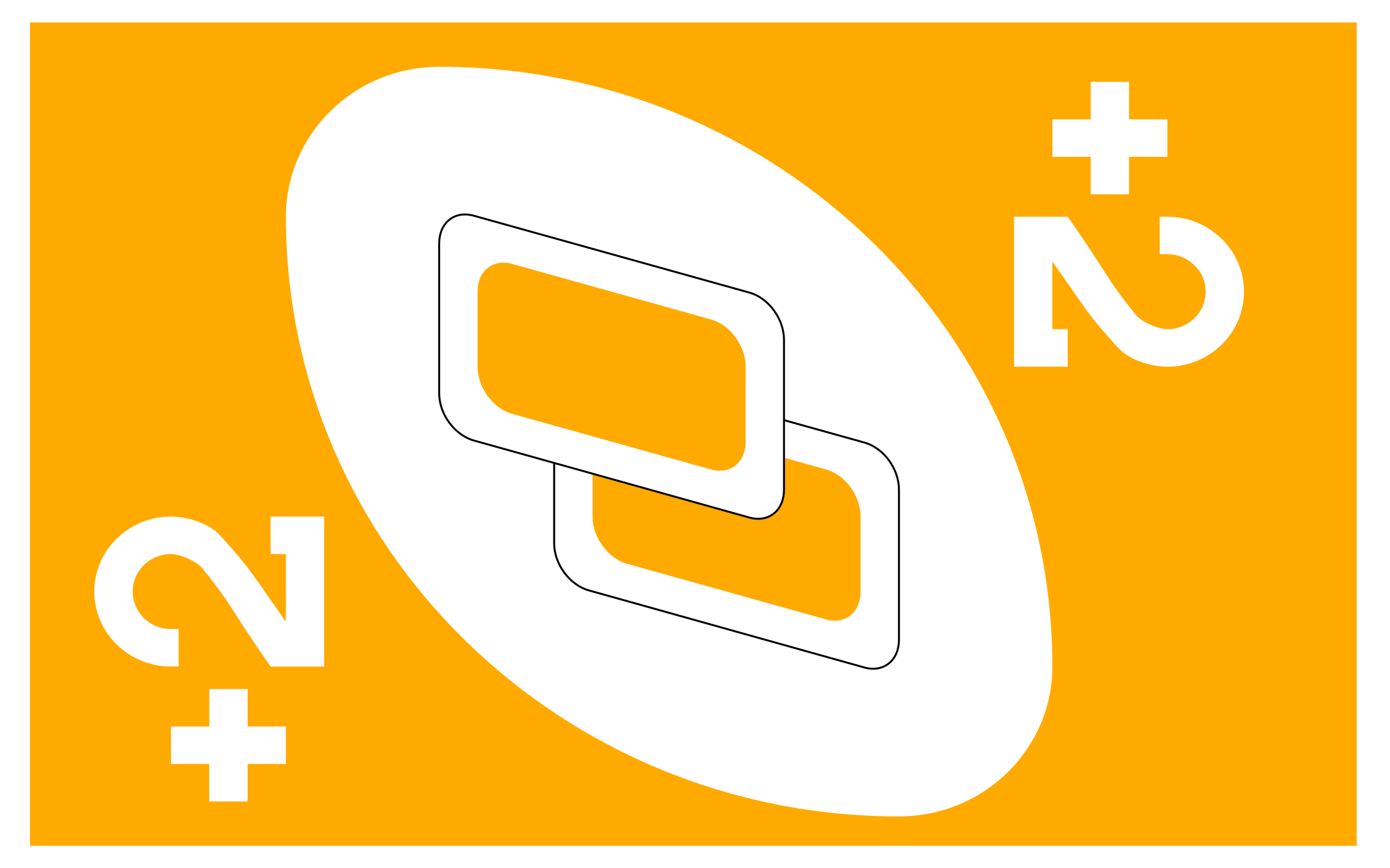 +2 kaart vinyl tapijt spel - TenStickers