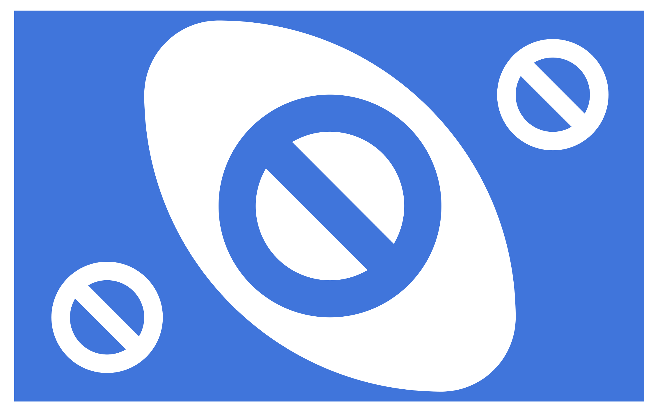 Blauwe cirkel graphics vinyl tapijt meer kinderen - TenStickers