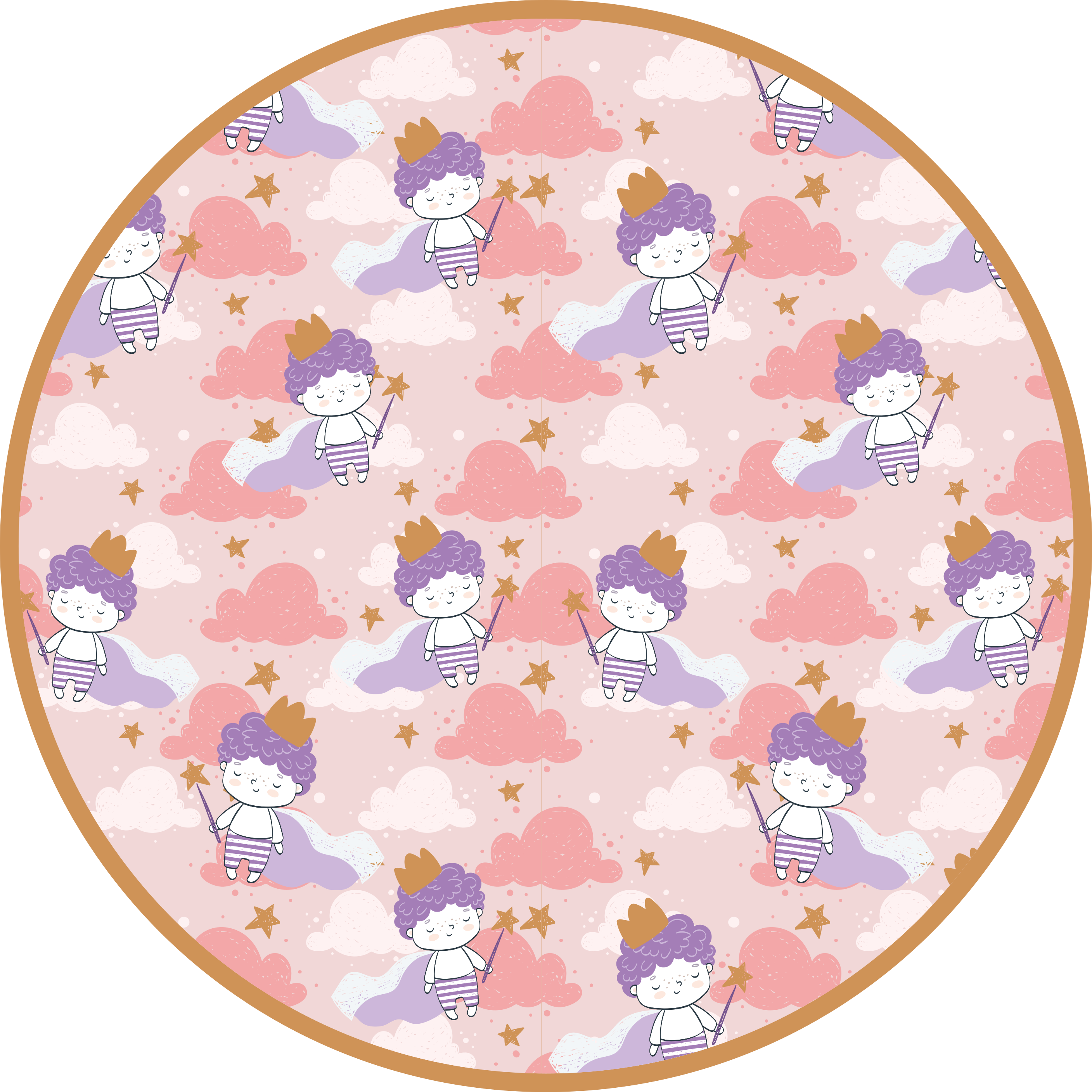 Magisch wolkenkoninkrijk vinyl tapijt kind - TenStickers