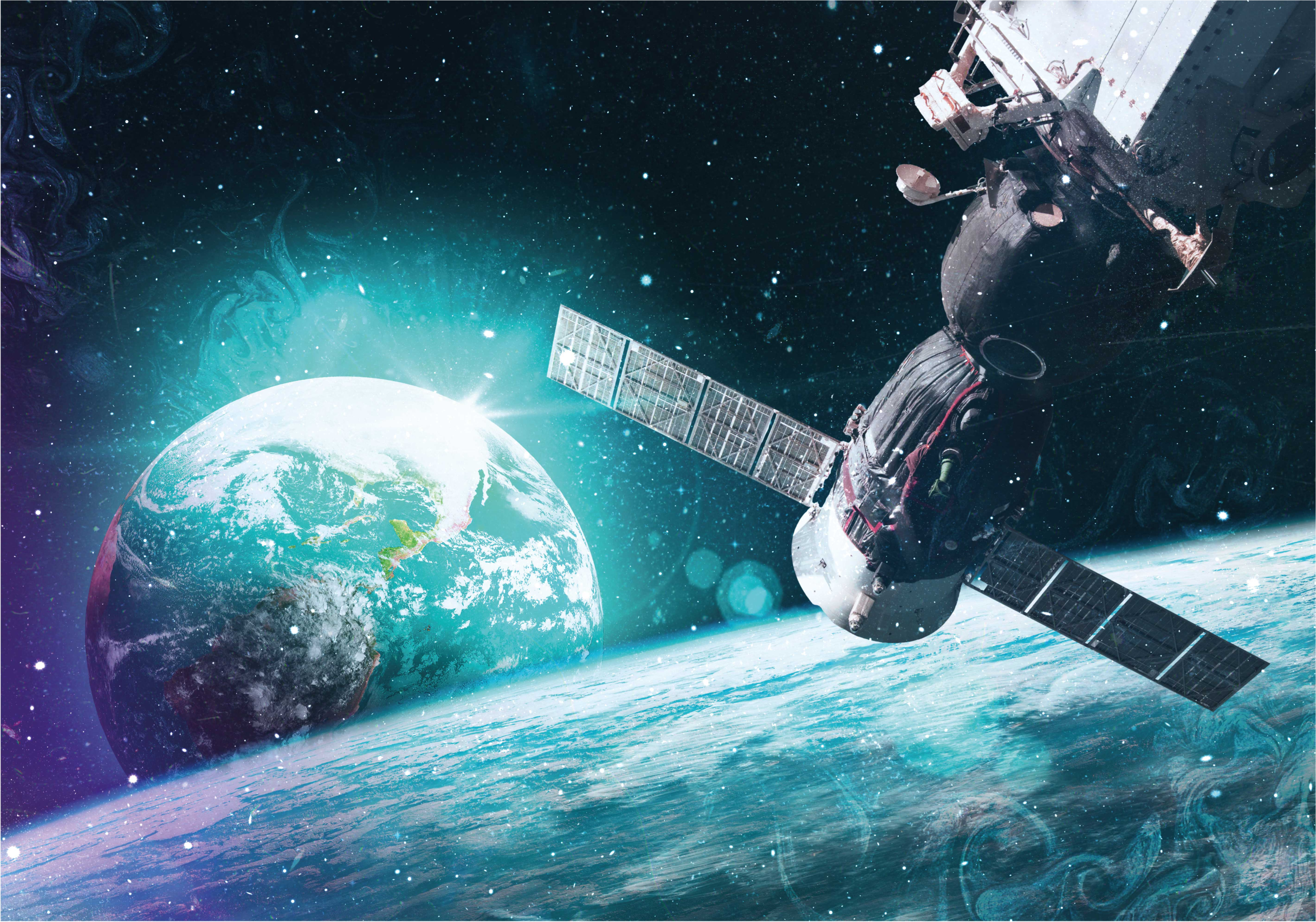 Galactische reisverkenning vinyl tapijt sterren - TenStickers