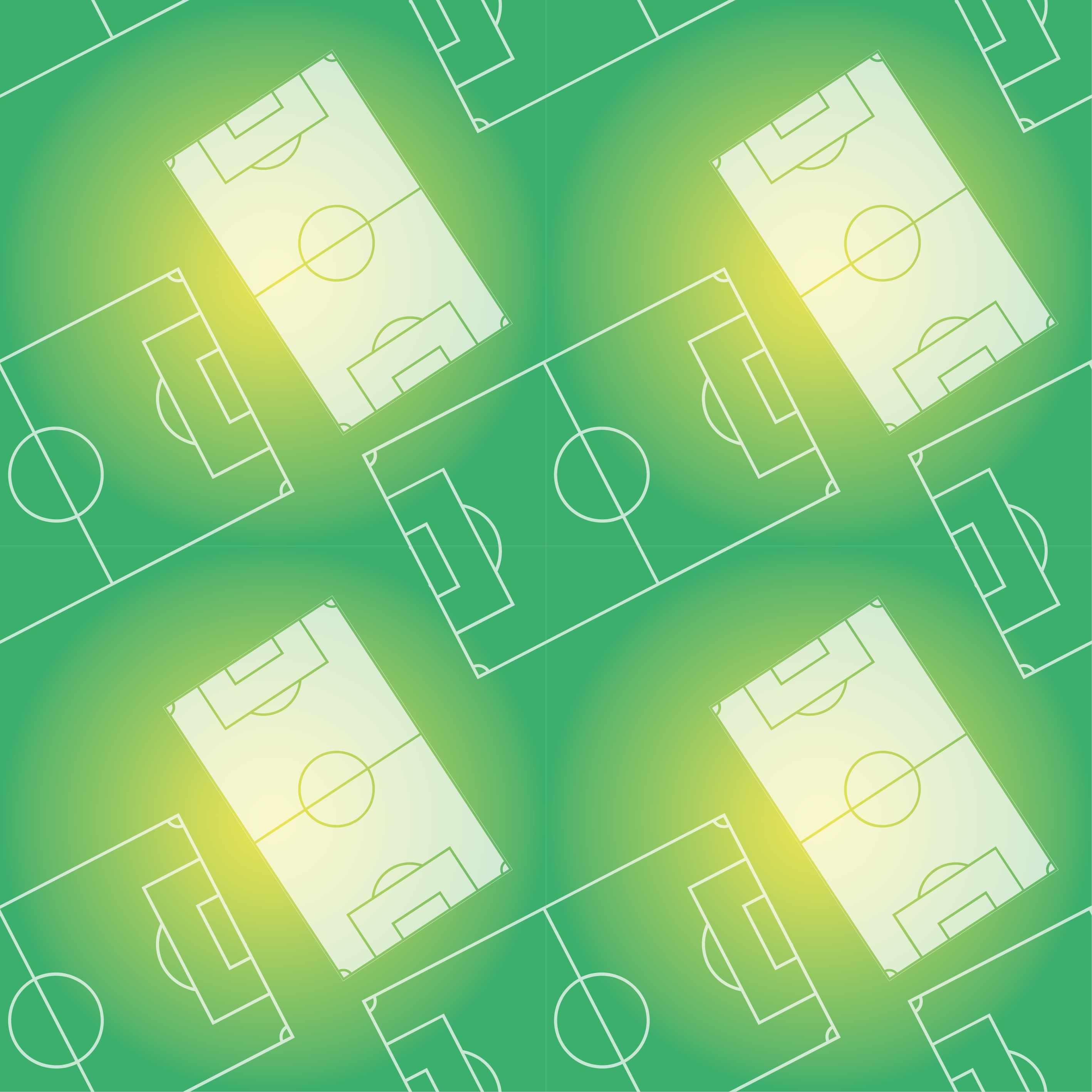 Voetbalveld patroon vinyl tapijt spel - TenStickers