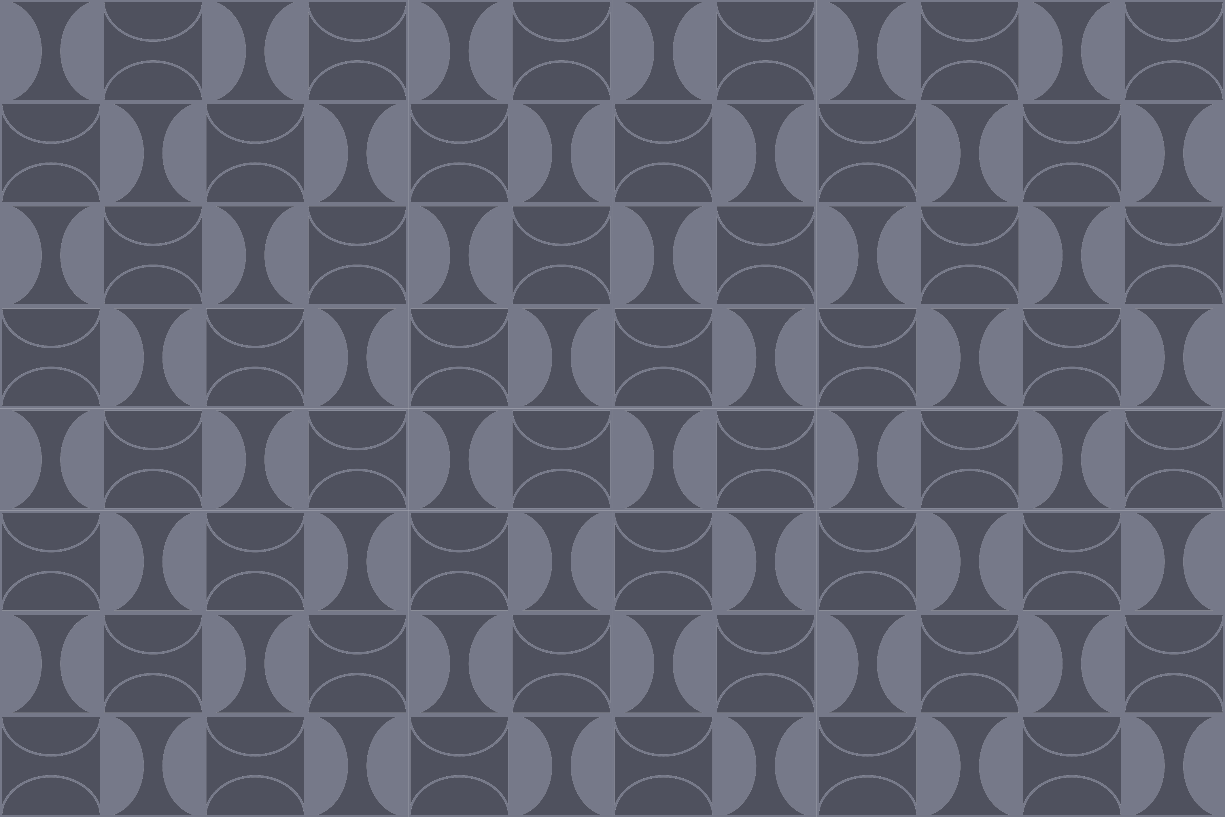 Vinyl tapijt geometrisch met cirkelvormig patroon - TenStickers