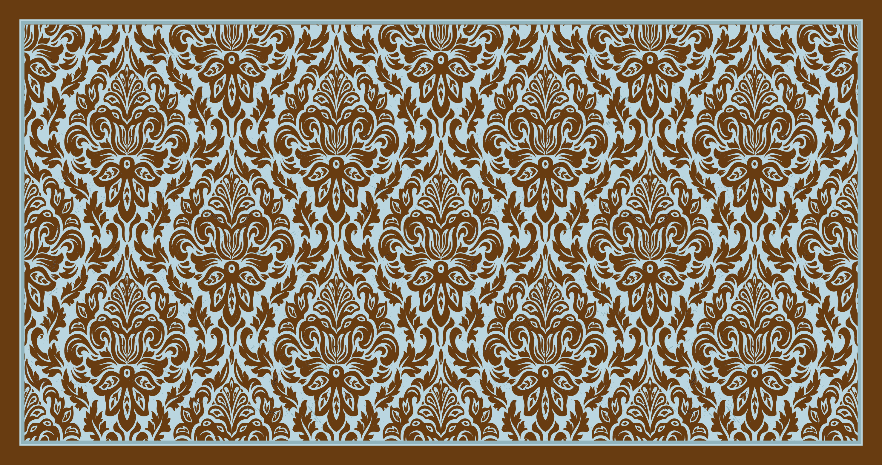 Elegant bloemstuk vinyl tapijt antiek - TenStickers