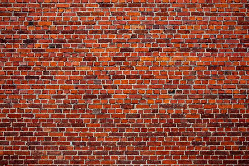 Ruwe bakstenen textuur vinyl tapijt stenenstructuur - TenStickers