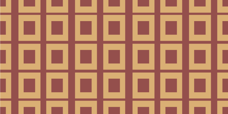 Geometrische vierkanten vinyl tapijt  - TenStickers