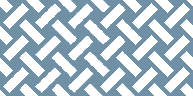 Contrasterende chevron vinyl tapijt geometrisch - TenStickers