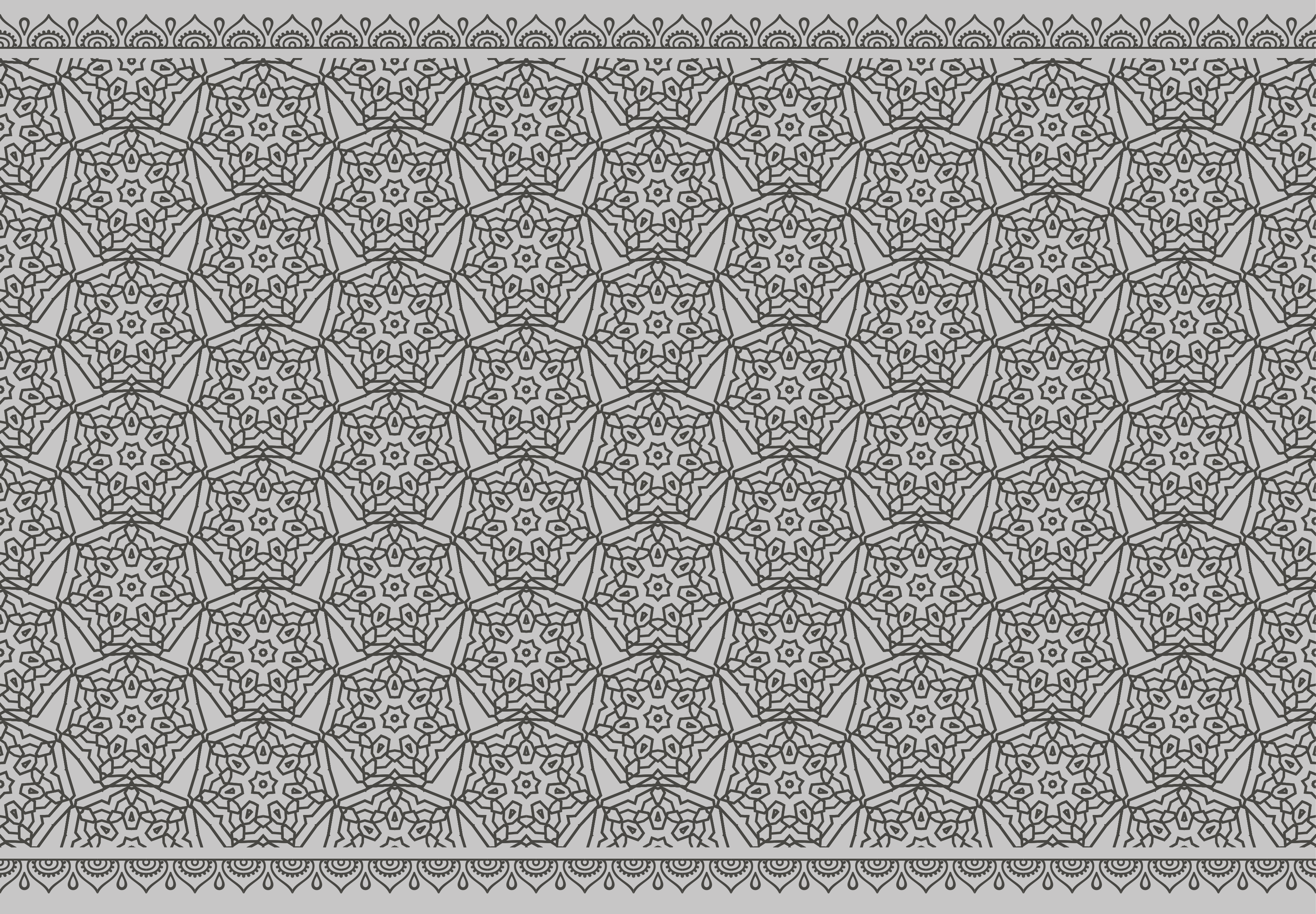 Mandala patroon vinyl tapijt  - TenStickers