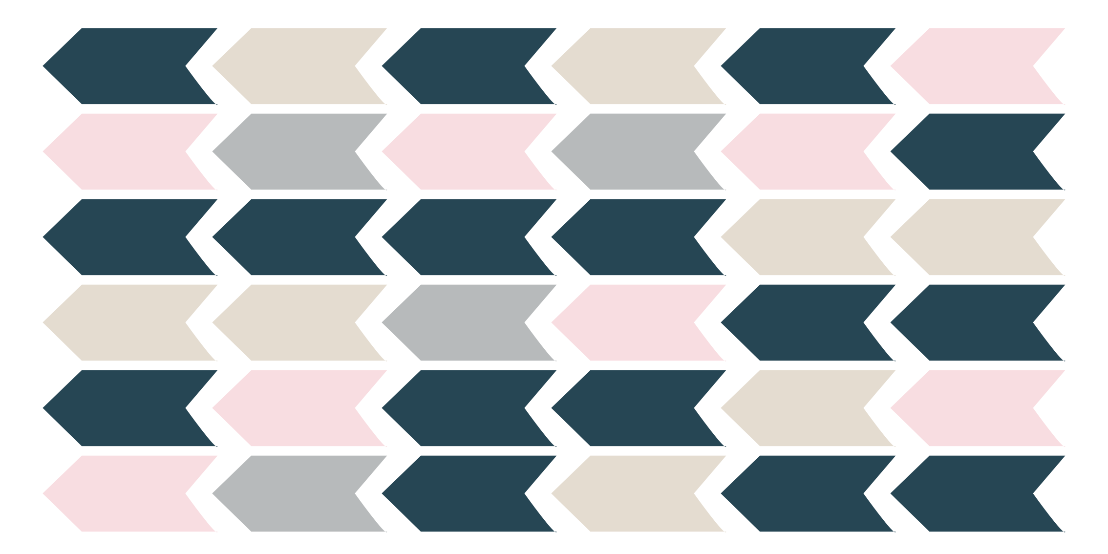Stijlvol geometrisch patroon vinyl tapijt  - TenStickers
