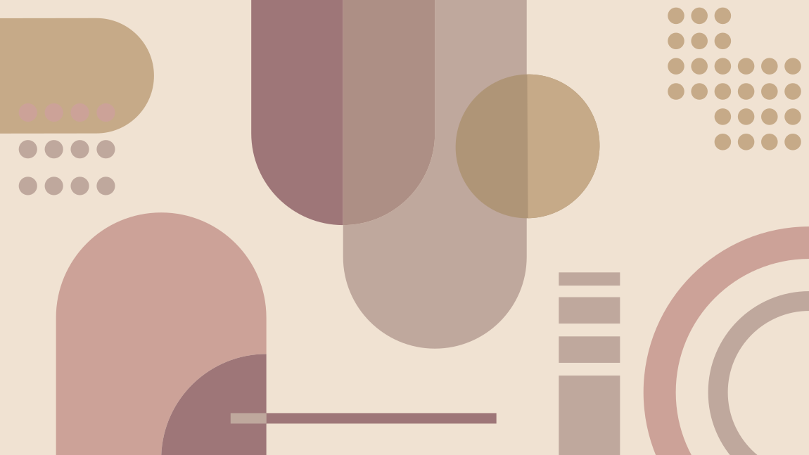 Geometrische vormen harmonie vinyl tapijt geometrisch - TenStickers