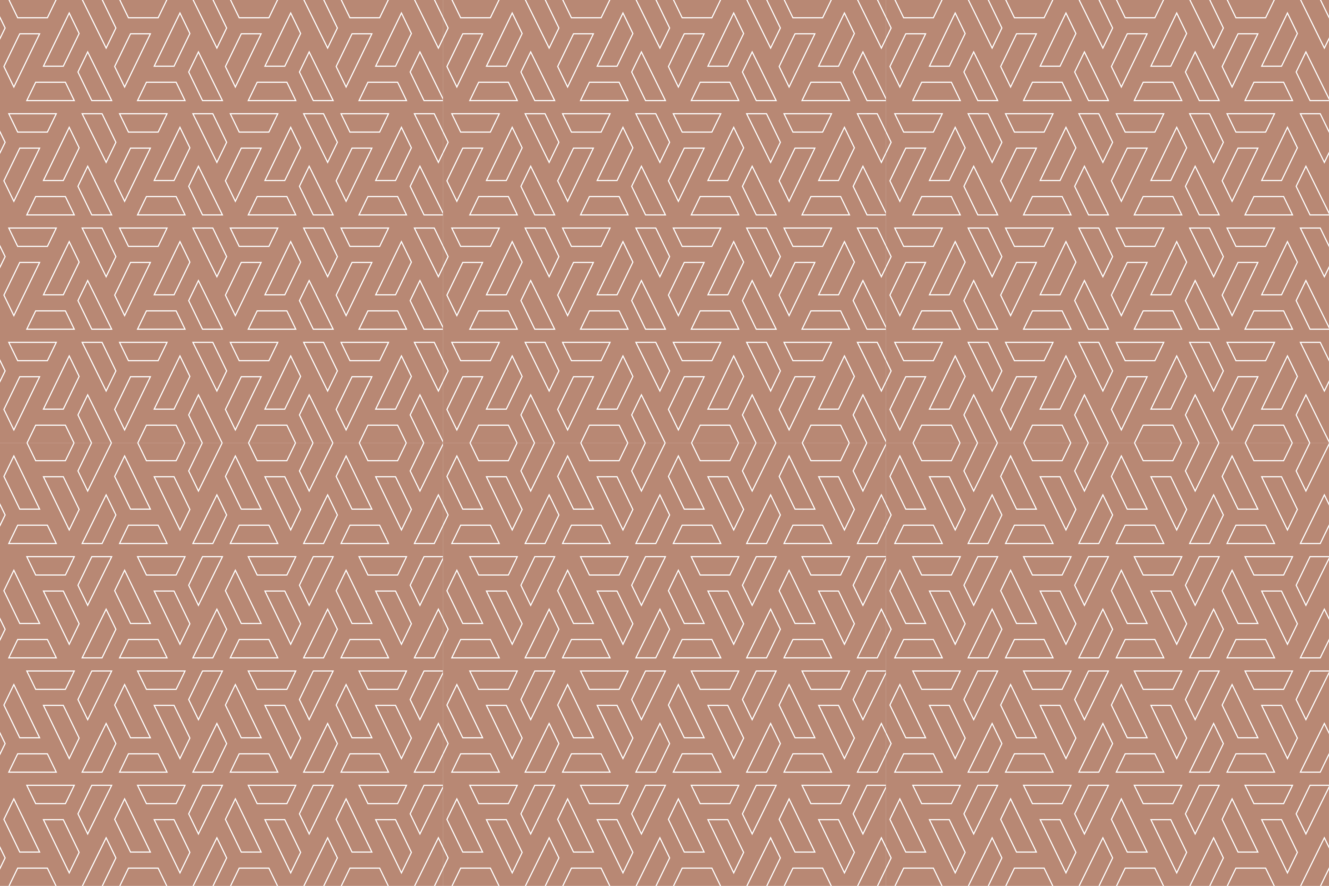 Stijlvol bruin element vinyl tapijt geometrisch - TenStickers