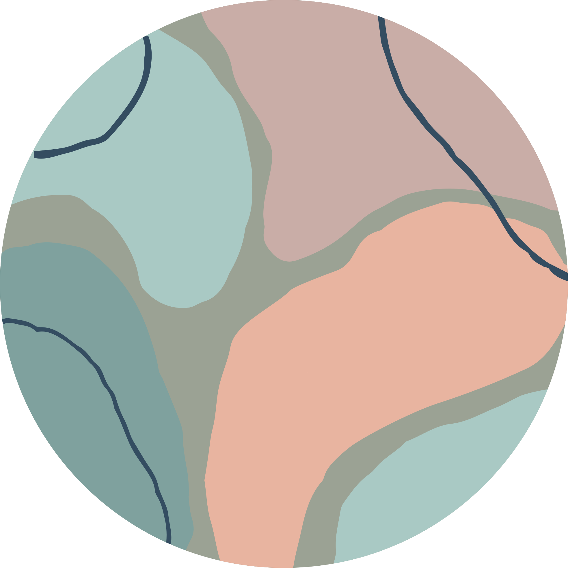 Abstract geometrische vormen minimalistisch vinyl tapijt - TenStickers