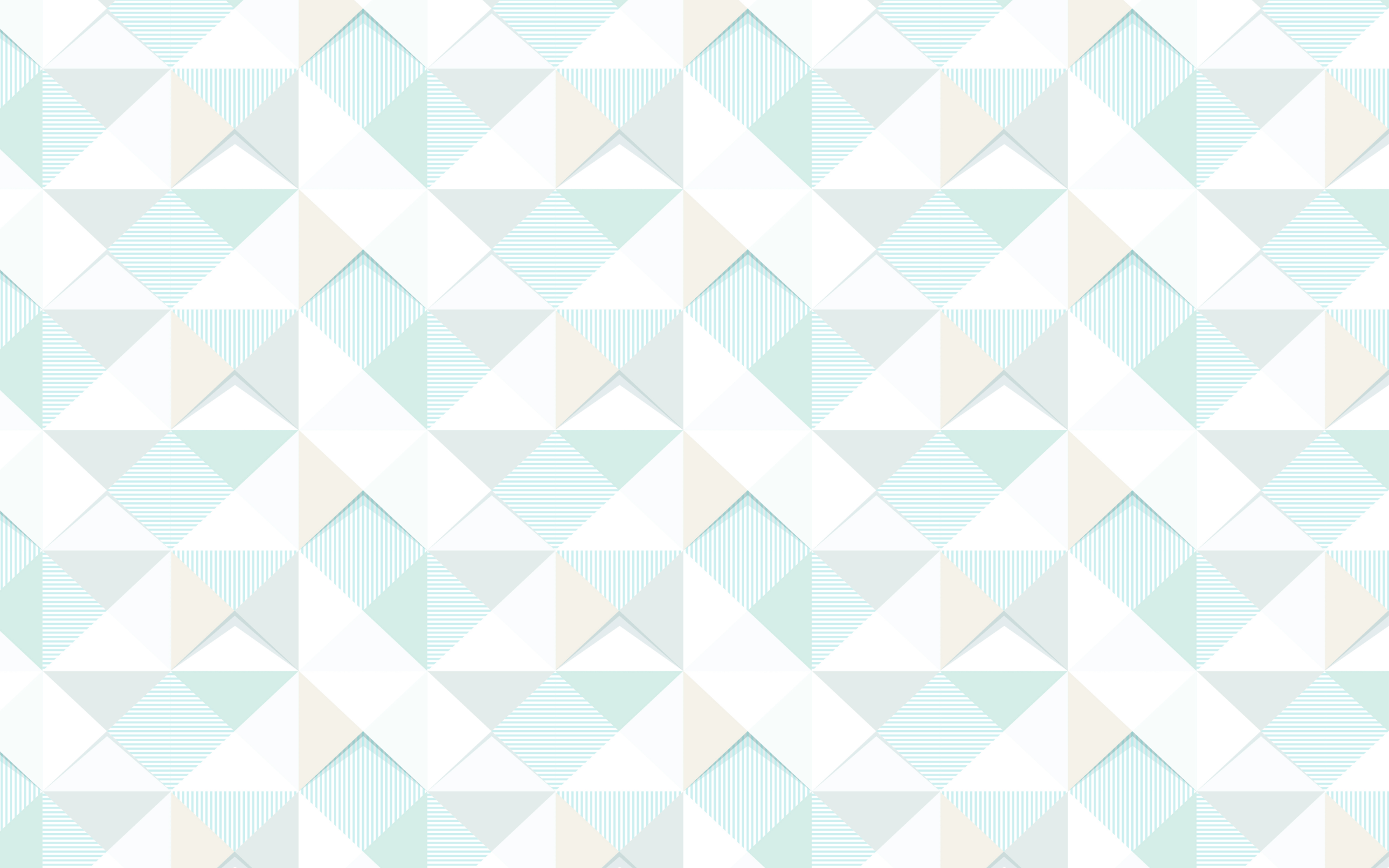 Pastel geometrische patroon vinyl vloerkleed - TenStickers