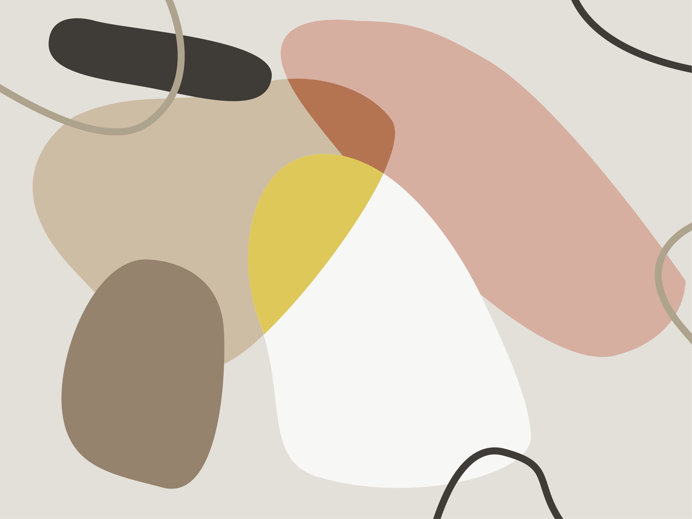 Abstracte vormen vinyl tapijt geometrisch - TenStickers