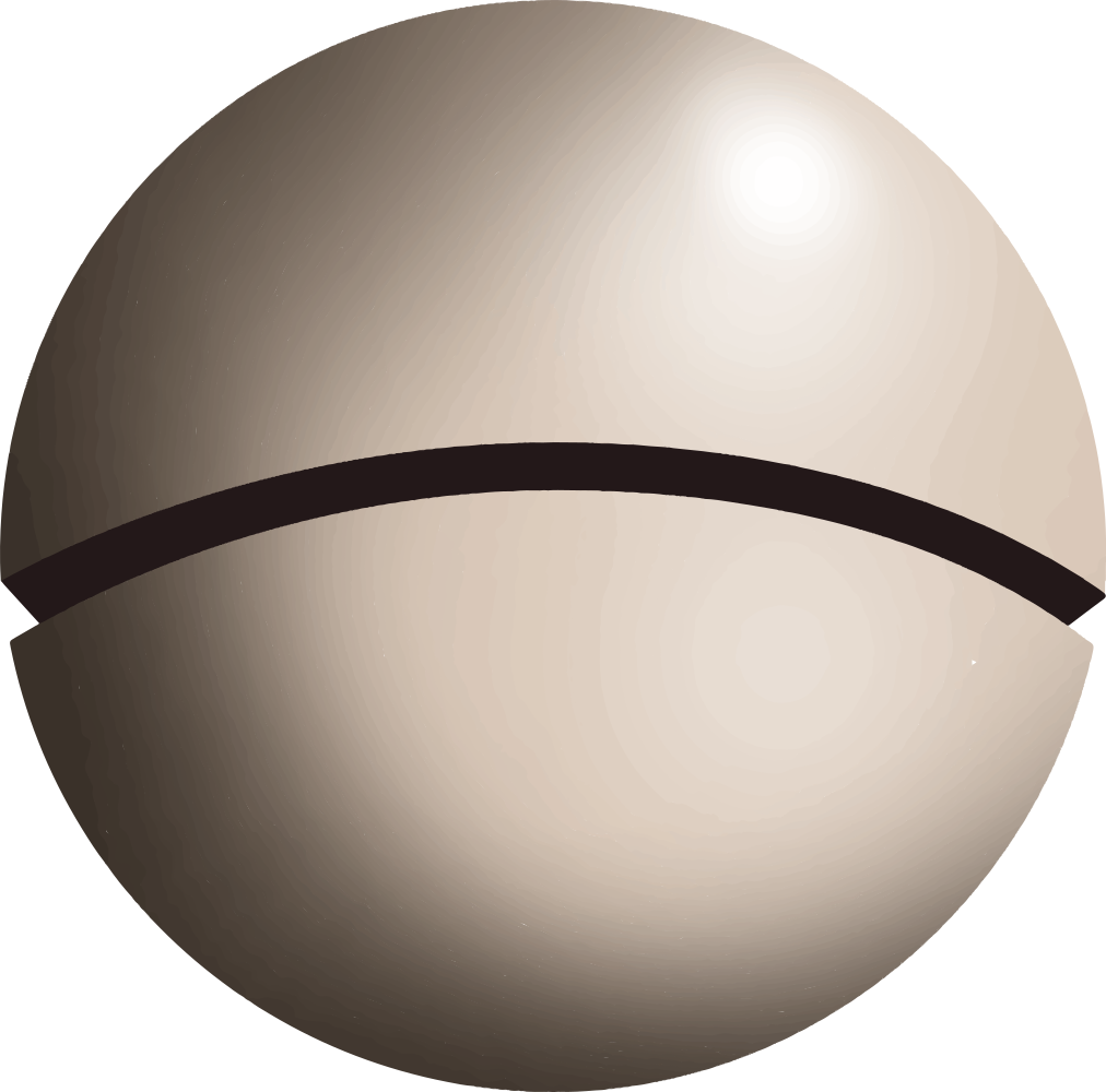 Ronde sphere vinyl tapijt - TenStickers