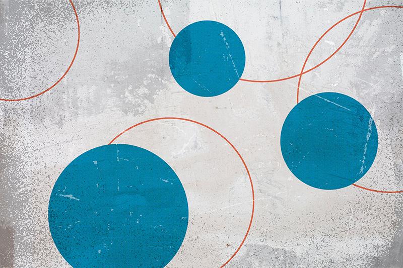 Moderne vinyl vloerkleed brutalisme design - TenStickers