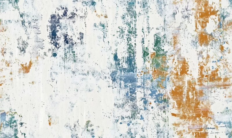 Abstract gestructureerd ontwerp vinyl tapijt eetkamer - TenStickers