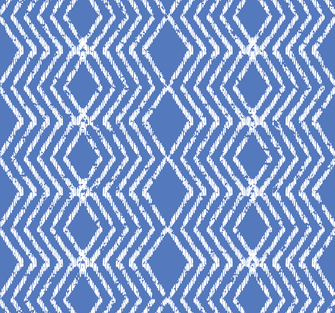 Zigzagpatroon vinyl tapijt blauw - TenStickers