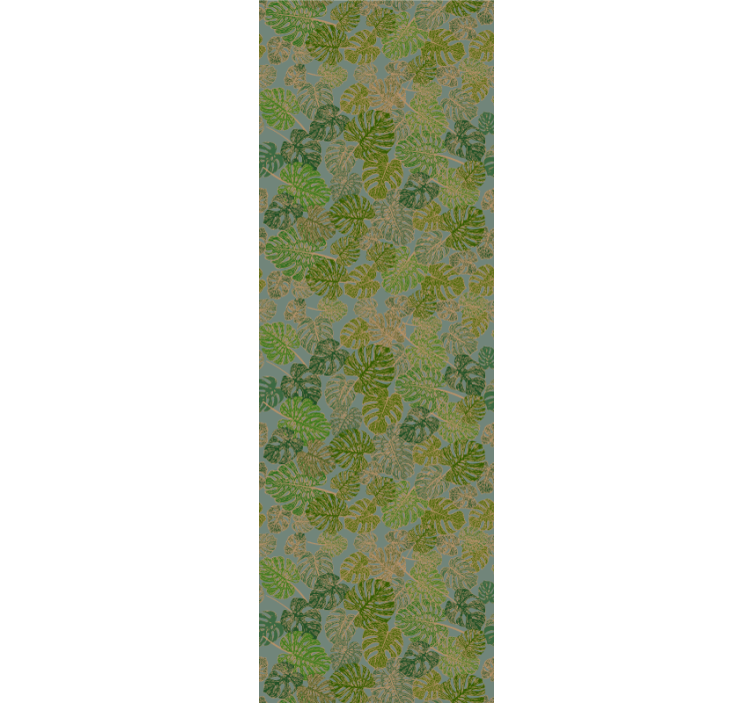 Monstera groen motief behang bladeren - TenStickers