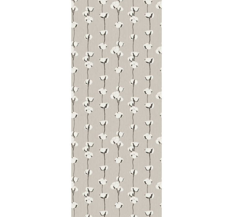 Katoenbloesem pad bloemen behang - TenStickers