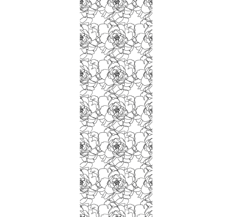 Elegante bloem bloei behang bloemsierkunst - TenStickers