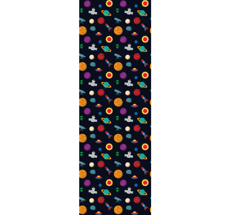 Kosmische avonturenscène behang sterren - TenStickers