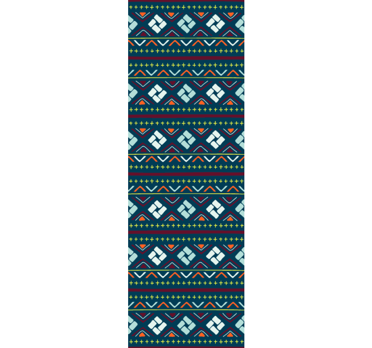 Geometrische kleurblokken behang geometrisch - TenStickers