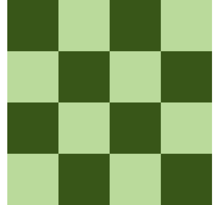 Donker- en lichtgroen motief behang tegels - TenStickers