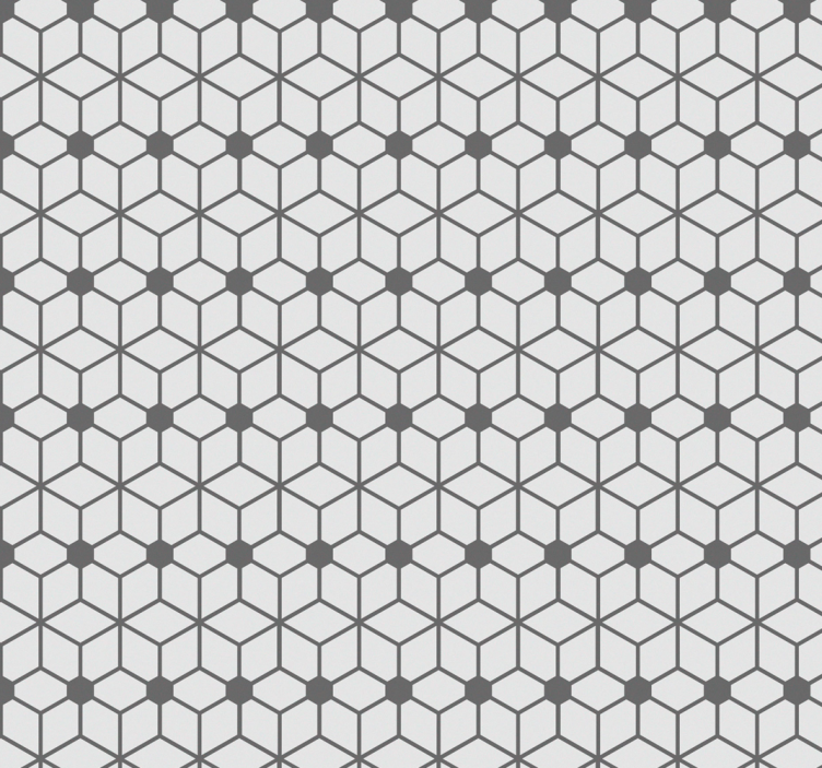 Behang badkamer Grijs mozaïek - TenStickers