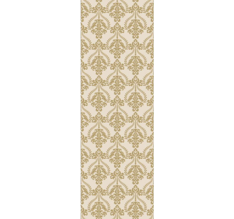 Bloemen beige details behang anders vintage - TenStickers