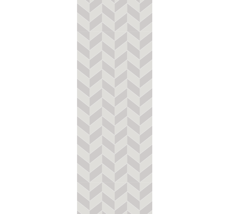 Chevron-elegantie behang geometrisch - TenStickers