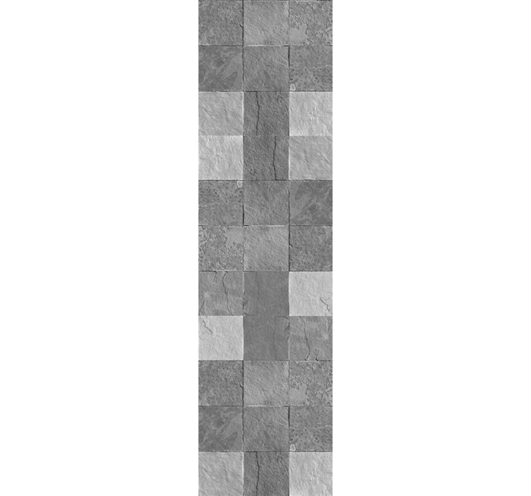 Geometrische steen bakstenen behang - TenStickers