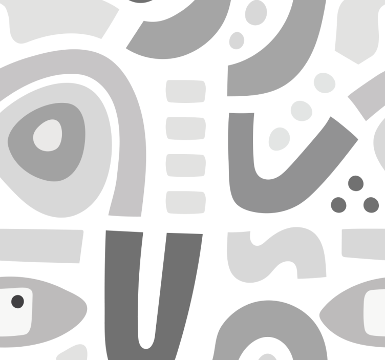 Abstracte geometrische vormen behang geometrisch - TenStickers