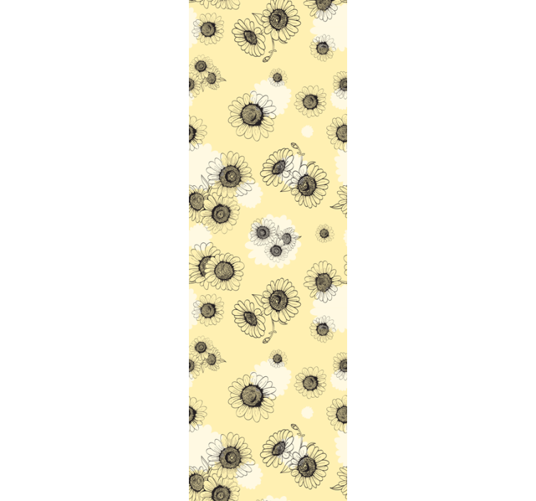 Bloemenpatronen bloemen behang - TenStickers