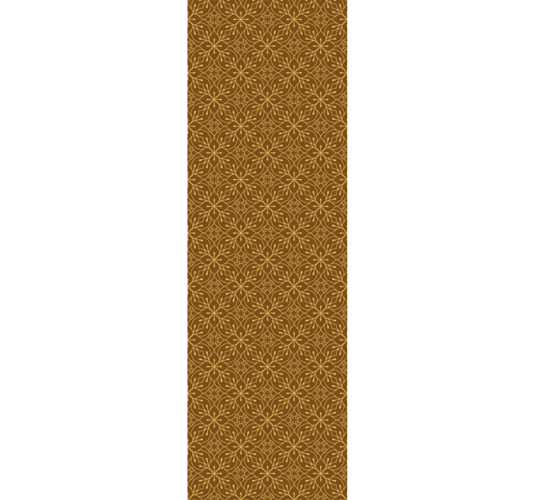 Geometrische bloemen behang tegels - TenStickers