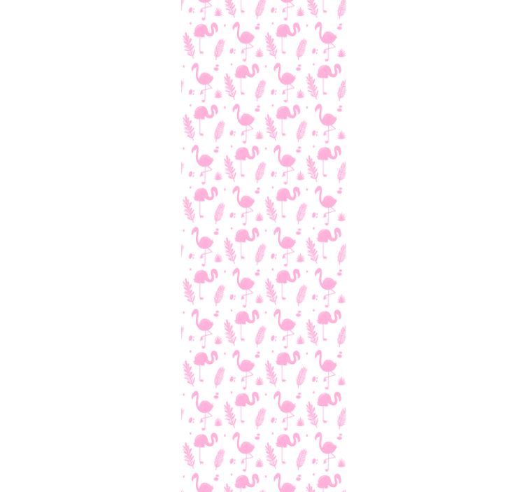 Flamingo-motieven behang dieren - TenStickers