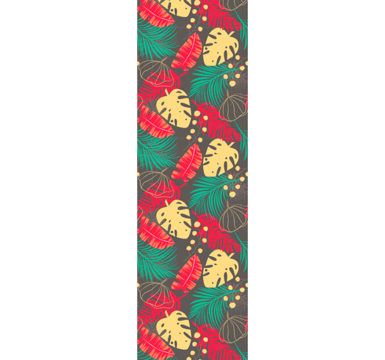 Tropisch monstera-motief jungle behang - TenStickers