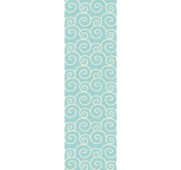 Wervelende spiralen sierlijk behang - TenStickers