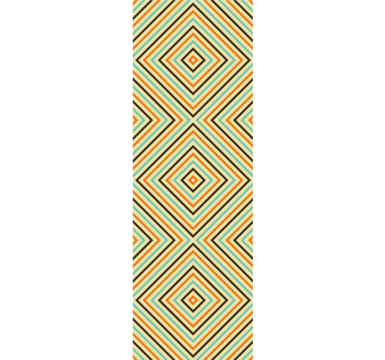 Geometrische ruit behang geometrisch - TenStickers