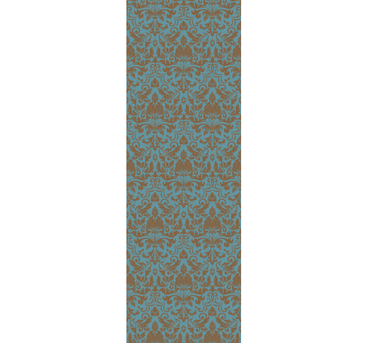 Sierlijke bladmotieven behang tegels - TenStickers