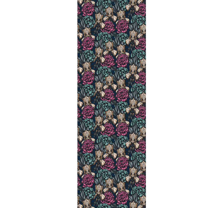 Elegant bloementapijt bloemen behang - TenStickers