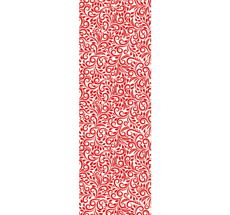 Decoratieve wervelingen behang bloemsierkunst - TenStickers