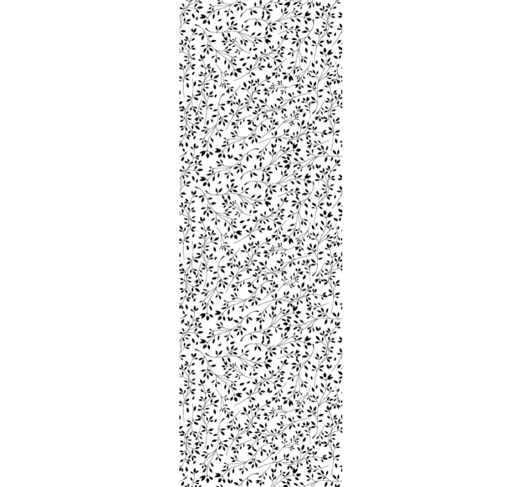 Bloemige complexiteit bloemen behang - TenStickers