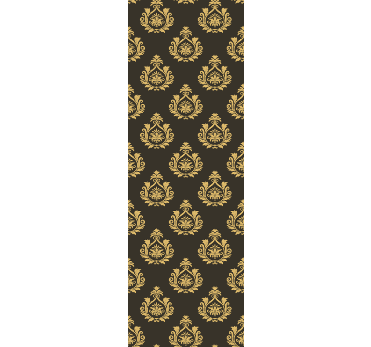 Sierlijk bladmotief barok behangpapier - TenStickers