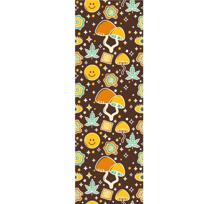 Lachende motieven behang kunst - TenStickers